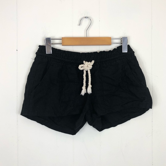 Roxy Linen Oceanside Shorts Sz S - Picture 4 of 10